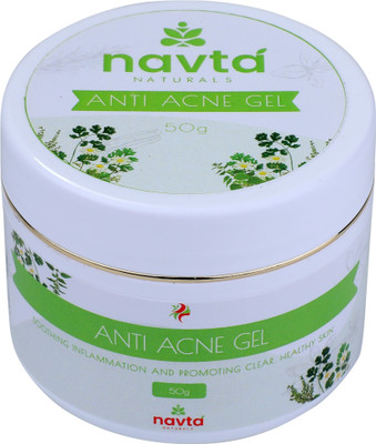 Navta Naturals Anti Acne Gel | Elimination & Prevention of ACNE(50 g)