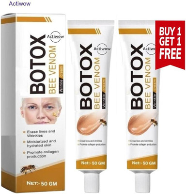 ACTIWOW Bee Venom Botox Cream: Turn Back the Clock on Aging 1 Tube Free(50 g)