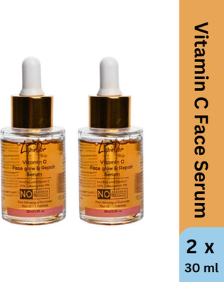 LapinD'or Vitamin C Face Glow & Repair Serum (Pack of 2) | Enriched with Vitamin C and Niacinamide | Remove Dark Spots, Hyperpigmentation, Wrinkles & Fine lines(60 ml)