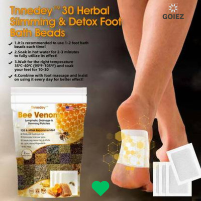 GOIEZ Bee Venom Detox Patches For Clean And Calm Feet (10 Patches)(10 g)
