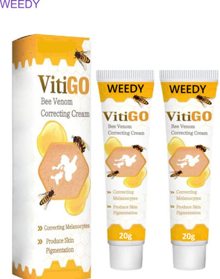 WEEDY Vitigo Bee Venom Cream with Natural Oils – 2x20g(40 g)
