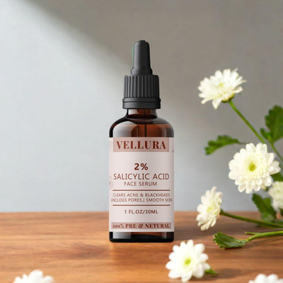 VELLURA Natural Salicylic Serum for Blackheads & Whiteheads(30 ml)