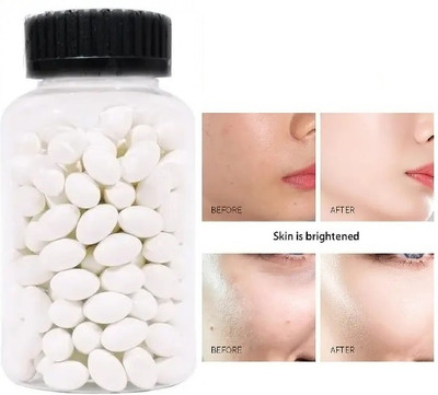 Emijun Facial Whitening Capsule for Skin Facial/Brightning,100Pcs Helps to Marks & Spots Removal(100 g)