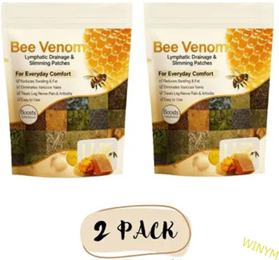 Winym Bee Venom Foot Patches Deep Comfort and Body Reset (20 patches)(200 g)