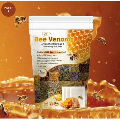 TZEP Bee Venom Detox Foot Patches - Removes Toxins Naturally for Relieves Fatigue ...(100 g)