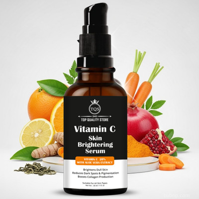 TQS Vitamin C Serum | Brightening | Day & Night Use(30 ml)