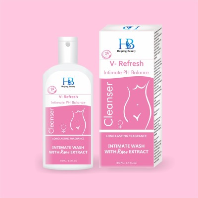 Helping Beauty HB V-Refresh Intimate wash for women 100 ml pack Intimate Gel(100 ml)