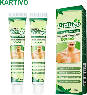 KARTIVO Advanced Vitiligo Pigment Care Cream PACK OF 2(200 g)
