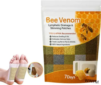 Winym Bee Venom Foot Patches Detoxify and Ease Aid (10 patches)(100 g)