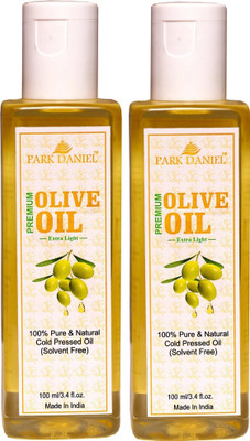 PARK DANIEL Pure Olive Oil Combo of 2 No.100 ml Bottles(200 ml)(200 ml)