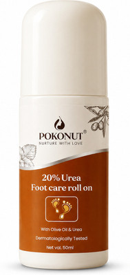 Pokonut 20% Urea Foot Roll-On | For Dry & Cracked Heels(50 ml)