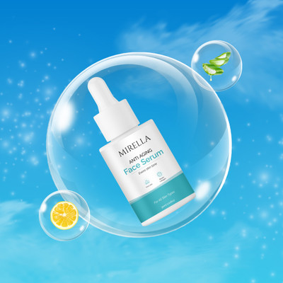 MIRELLA Time Reversal Retinol + Hyaluronic Anti-Ageing Serum – Ultra-Lifting, Brightening & Wrinkle-Correcting Facial Treatment for Visible Age Control(30 ml)