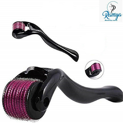 Ramya beauty care RBCare Derma skin Roller For Scalp & Beard 540 Titanium Alloy Needles(10 g)