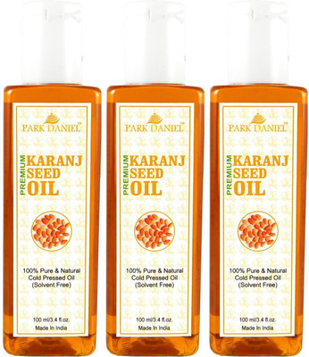 PARK DANIEL Organic Karanj oil - Natural & Undiluted combo of 3 bottles of 100 ml (300 ml)(300 ml)