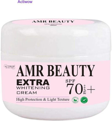 ACTIWOW AMR BEAUTY Extra Whitening Cream for Smooth Matte Glow(50 g)
