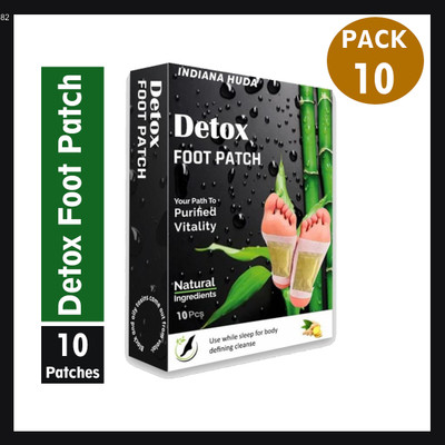 INDIANA HUDA Detox Foot Patch HealSutra Pads for Relaxation Stress Relief Overnight(10 g)