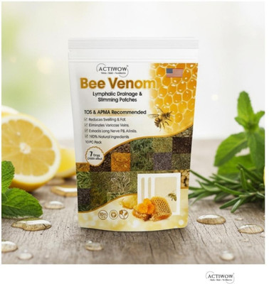 ACTIWOW Bee Venom Foot Patches Bee Therapy for Tired, Overworked Feet SKT(100 g)