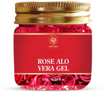 MeriBana Rose Aloe Vera Moisturizing Massage Gel For Skin Acne, Scars, Dark spots Face & Hair Care 100g(100 g)