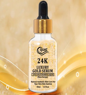 quat LuxGold 24K Serum: Rejuvenate and Revitalize with Golden Elegance(30 ml)