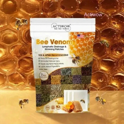 ACTIWOW Bee Venom Foot Patches Overnight Glow Foot Detox A01(100 g)