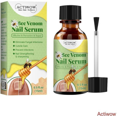 ACTIWOW Bee Venom Nail Serum Strength Repair Elixir(20 ml)