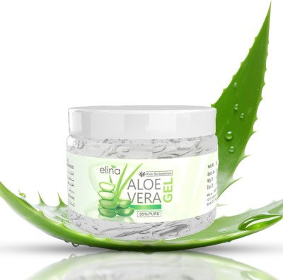 elina Pure Aloe Vera Gel for Moisturizer, Acne, Scars & Dark Spots Skin, Face & Hair(200 g)