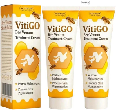 ACTIWOW Vitigo Bee Venom Cream for Plumping Effect 2 Pcs QA(200 g)