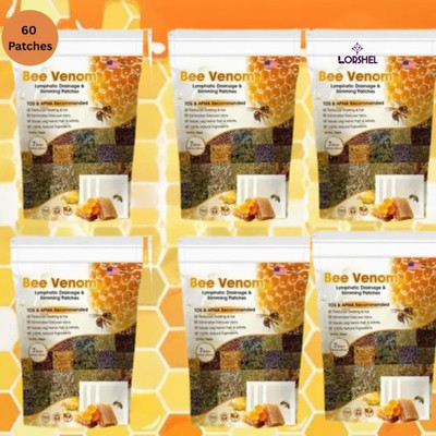 LORSHEL Bee venom foot patches with herbal extracts for stress and sleep support