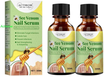 ACTIWOW Bee Venom Nail Serum Nourishing Repair & Growth Formula A001(20 ml)