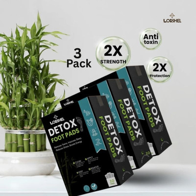 LORSHEL Heal sutra detox foot pads support toxin flush and deep calm(30 g)