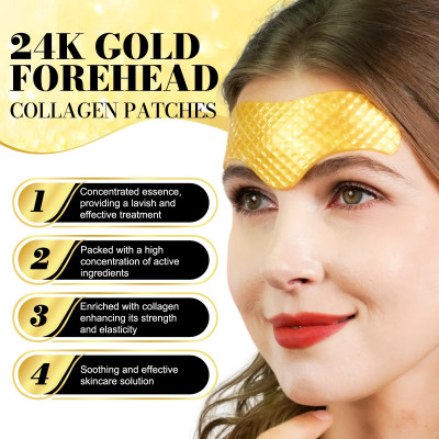 tanvi27 Collagen Forehead Lines Mask Forehead Frown Wrinkles Pads T-Zone(60 g)