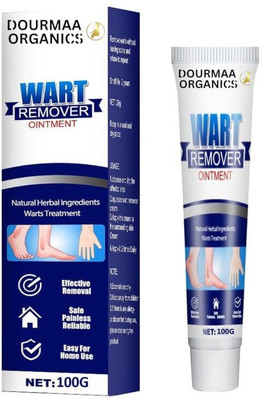 DOURMAA ORGANICS Wart Eliminator Cream – Removes Warts, Corns, and Calluses Naturally(100 g)