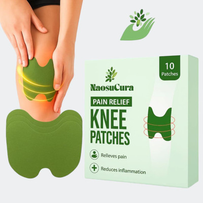 Naosucura Easy Stick-On Knee Patches for Mobility Recovery and Discomfort Reduction Plaster & Patch(10 x 1 Patches)