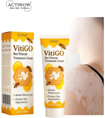 ACTIWOW Vitigo Bee Venom Cream for Gentle Glow Cream(100 g)