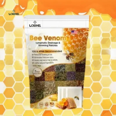 LORSHEL Bee venom foot patches promote restful sleep and detox(100 g)