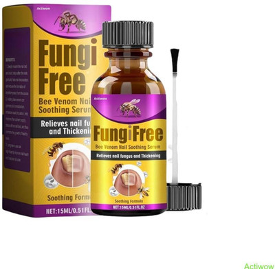 ACTIWOW Fungi Free Bee Venom Nail Serum Rapid Growth & Repair Serum(30 ml)