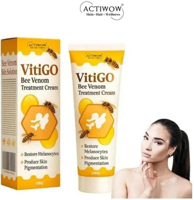ACTIWOW Vitigo Bee Venom Cream for Radiant Patch Coverage cream(100 g)