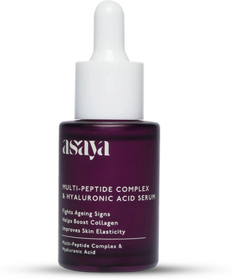 Asaya Multi-Peptide Complex & Hyaluronic Acid Face Serum, for Wrinkles & Firms skin(30 ml)