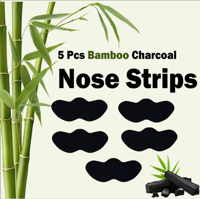 Euravex Bamboo Charcoal Nose Strip – Remove Blackheds, Make Skin Smooth For Men& Women(10 g)
