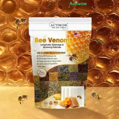 ACTIWOW Bee Venom Foot Patches Invigorate & Lighten A01(100 g)