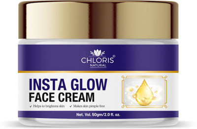 Chloris Natural Insta Glow Face Cream for Men| Women | Skin Brightening with Instant Result(50 ml)