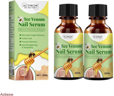 ACTIWOW Bee Venom Nail Serum Glow Boost for Everyday Nails A001(20 ml)