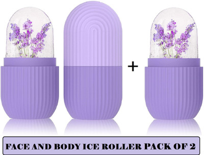 JM SELLER Ice Roller For Face , Neck and Body | For Puffy Eyes, Acne , Pimple (2 Pics)(10 g)
