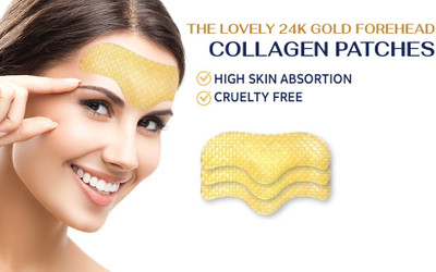 HUZURLU Wrinkle Patches with Collagen for Face Overnight to Smoothing Fine Frown Lines(60 g)