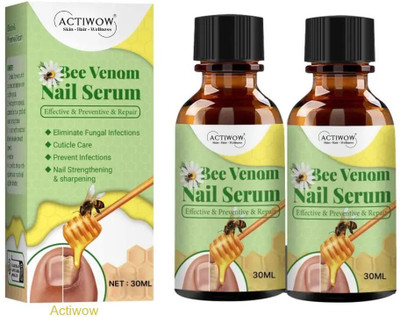 ACTIWOW Bee Venom Nail Serum Fungal Barrier Nail Serum A001(20 ml)