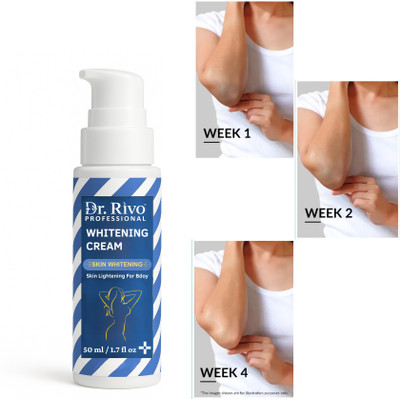 Dr.Rivo PROFESSIONAL Skin Whitening Cream For Dark Neck, Ankles, Knuckles, Elbows, Underarm Whitening-W1(50 ml)