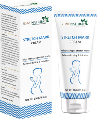 7days natural Stretch Marks Cream for Fading Scars and Promoting Soft, Supple Skin Intimate Cream(100 g, Pack of 1)