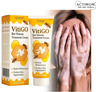 ACTIWOW Vitigo Bee Venom Cream for Smooth Glow Touch Cream(100 g)