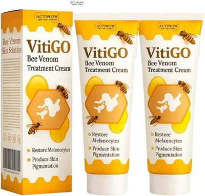 ACTIWOW Vitigo Bee Venom Cream with Lux Glow Formula 2 Pcs QA(200 g)