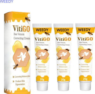 WEEDY Vitigo Bee Venom Cream with Bee Extract – 3x20g(60 g)